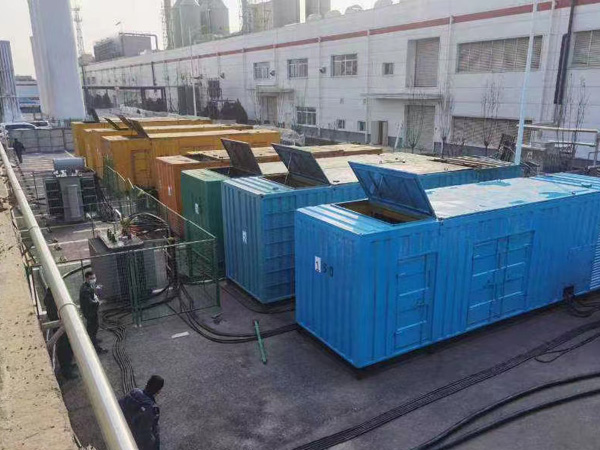 辽宁柴油发电机出租案例展示